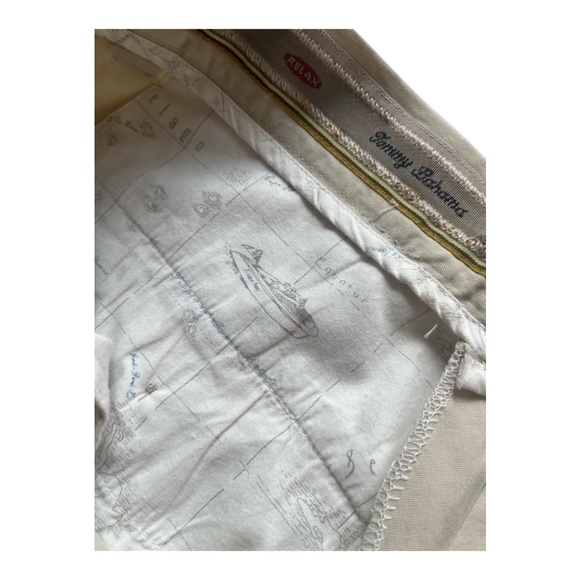 Vintage Tommy Bahama Classic Khaki Trouser Cotton/Silk Blend - Picture 6 of 7